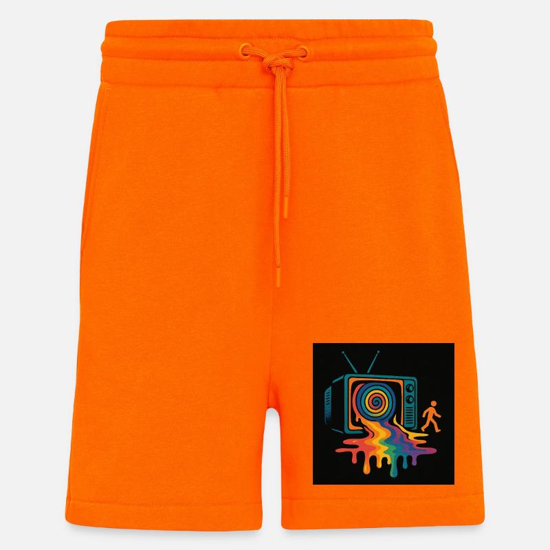 Melted Media – Raus aus der Matrix - Shorts - made by SPREAD - SUNSET ORANGE