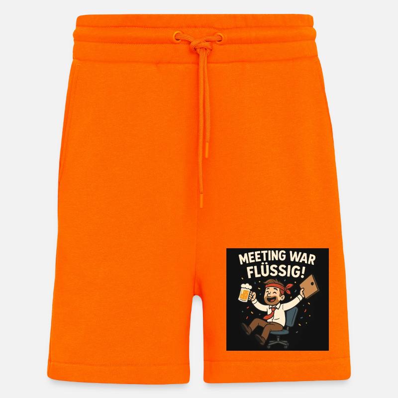 Meeting war flüssig - Shorts - made by SPREAD - SUNSET ORANGE