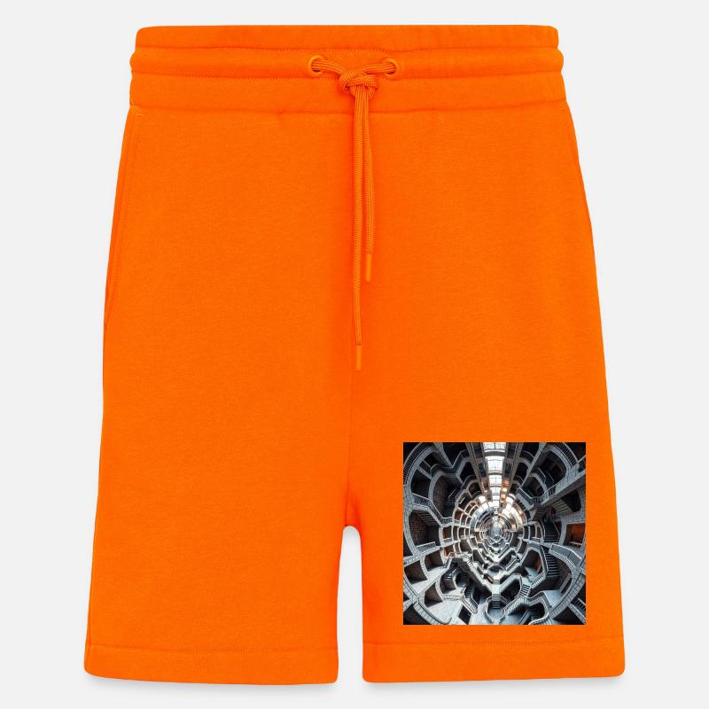 Wendeltreppen-Atrium - Shorts - made by SPREAD - SUNSET ORANGE