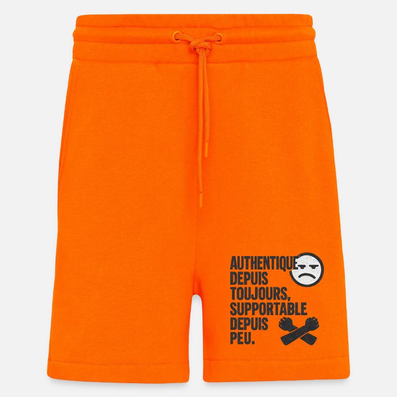 Authentic Forever Tee - Shorts - made by SPREAD - SUNSET ORANGE