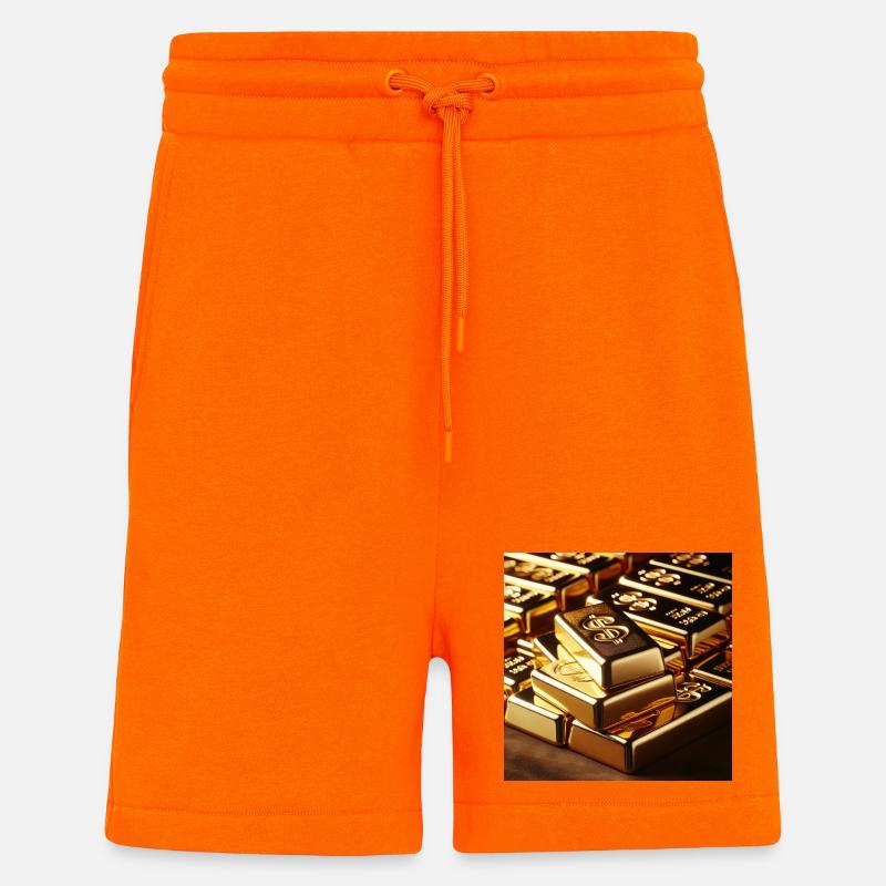 Goldbarren Dollar - Shorts - made by SPREAD - SUNSET ORANGE