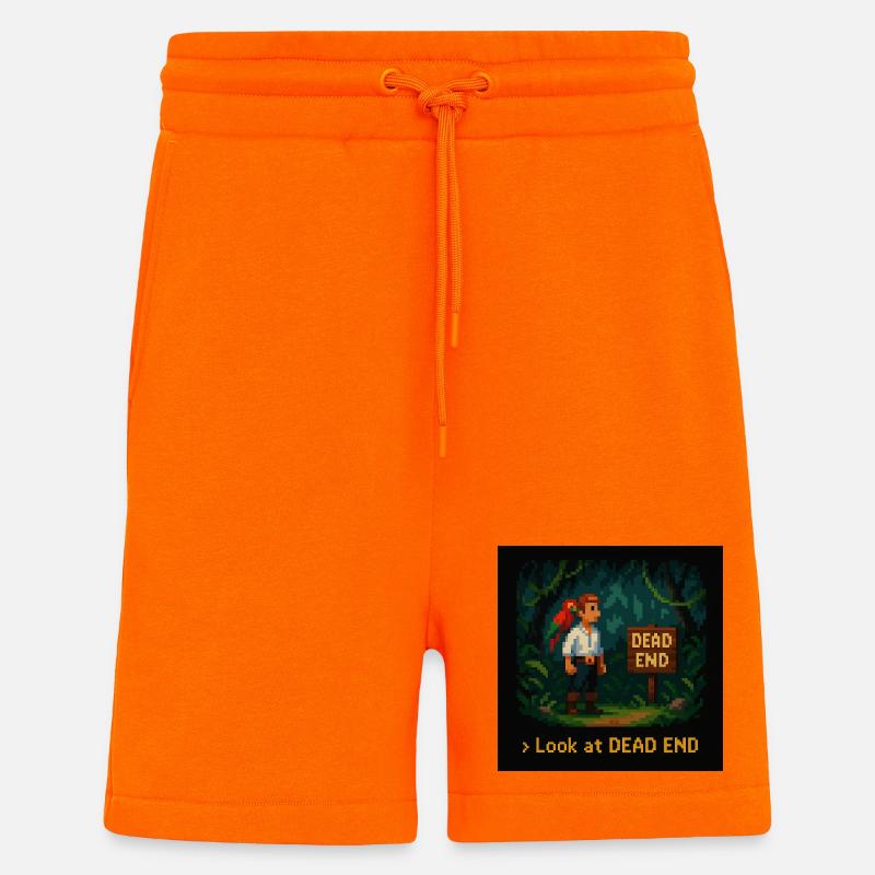 Regardez Dead End - Short bio décontracté fabriqué en UE - SUNSET ORANGE