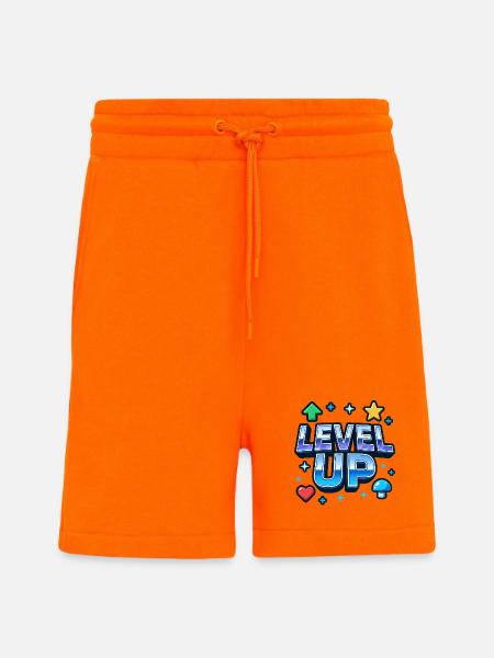 Level Up Gaming Motivations - Shorts - made by SPREAD - SUNSET ORANGE