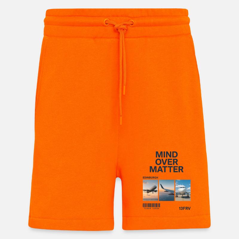 Mind Over Matter: Edinburgh Triptychon - Shorts - made by SPREAD - SUNSET ORANGE