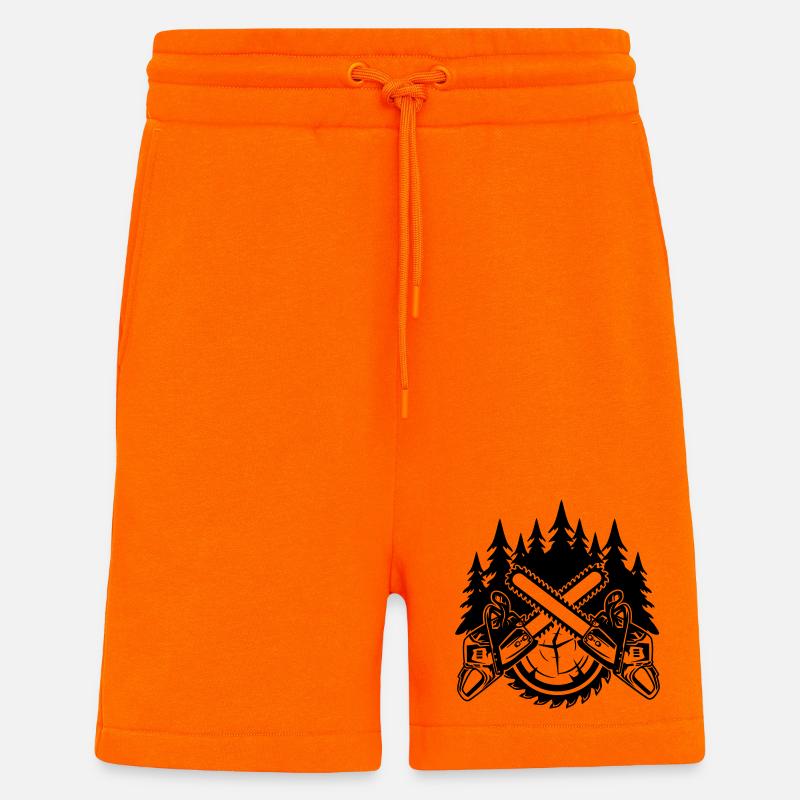 Chainsaws - Shorts - made by SPREAD - SUNSET ORANGE