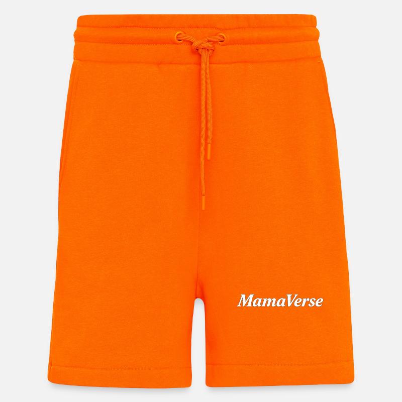 MamaVerse V1 - Short bio décontracté fabriqué en UE - SUNSET ORANGE