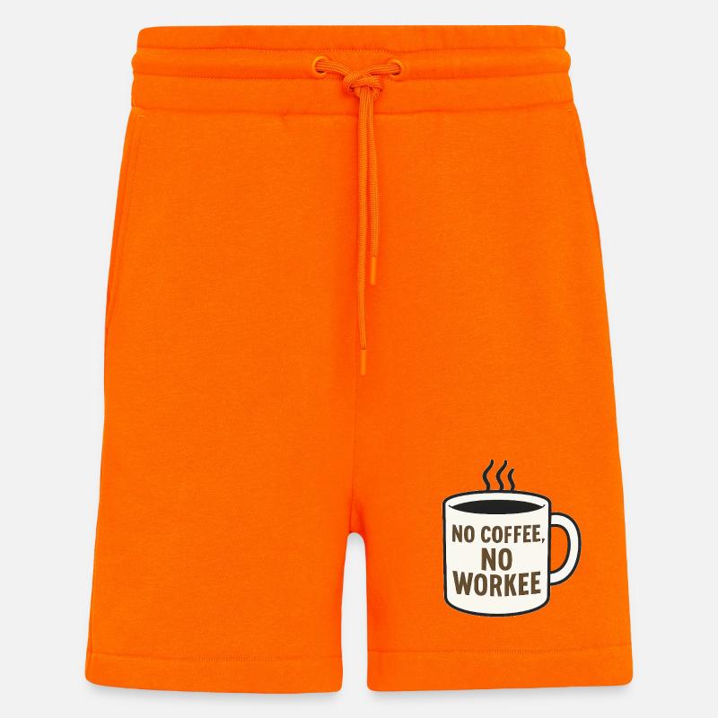 Humorous coffee mug with slogan - Shorts - made by SPREAD - SUNSET ORANGE