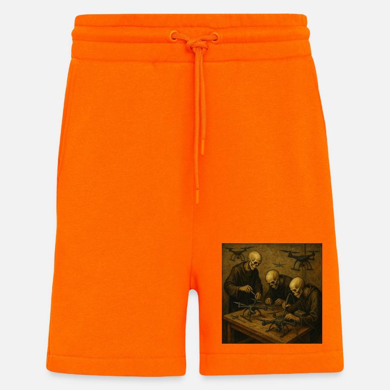 Drohnen-Workshop des Todes - Shorts - made by SPREAD - SUNSET ORANGE