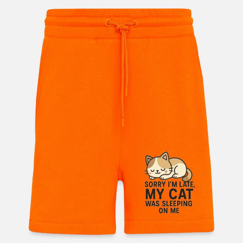 Verspätungs-Jeu mit süßem Kätzchen - Shorts - made by SPREAD - SUNSET ORANGE