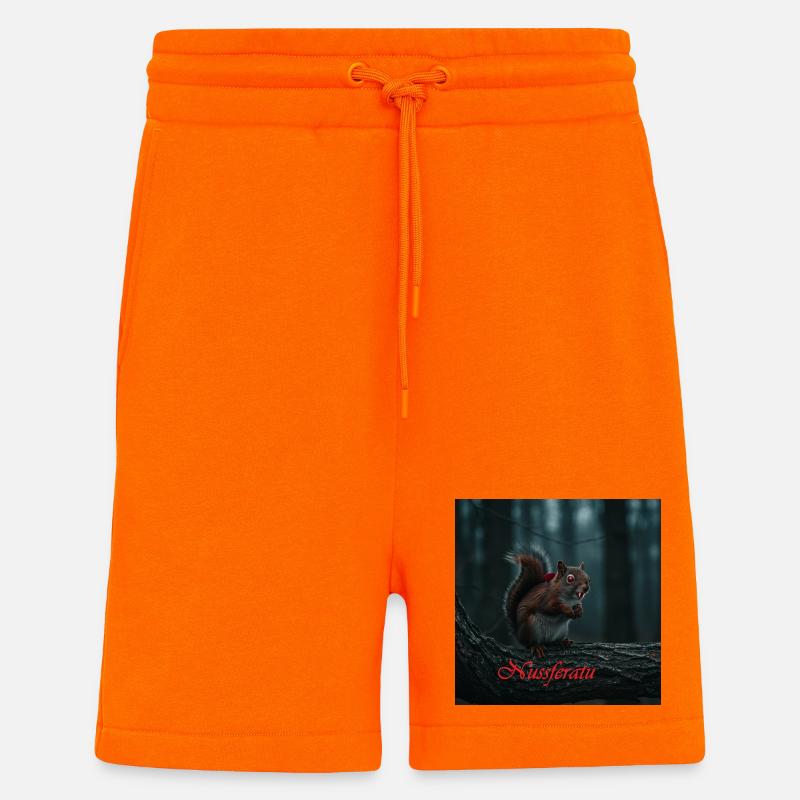 Nutferatu - Short bio décontracté fabriqué en UE - SUNSET ORANGE