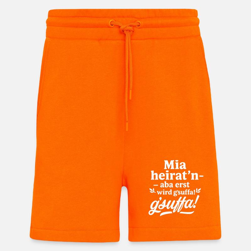 Mia marry – first will be suffa - Shorts - made by SPREAD - SUNSET ORANGE