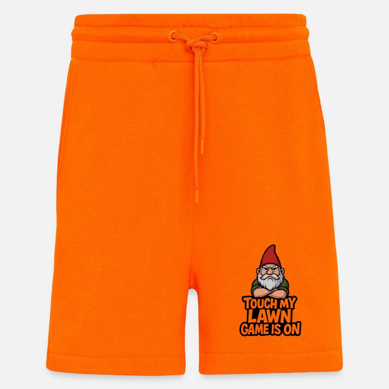 Gartenzwerg Drohgebärde Touch Lawn - Shorts - made by SPREAD - SUNSET ORANGE