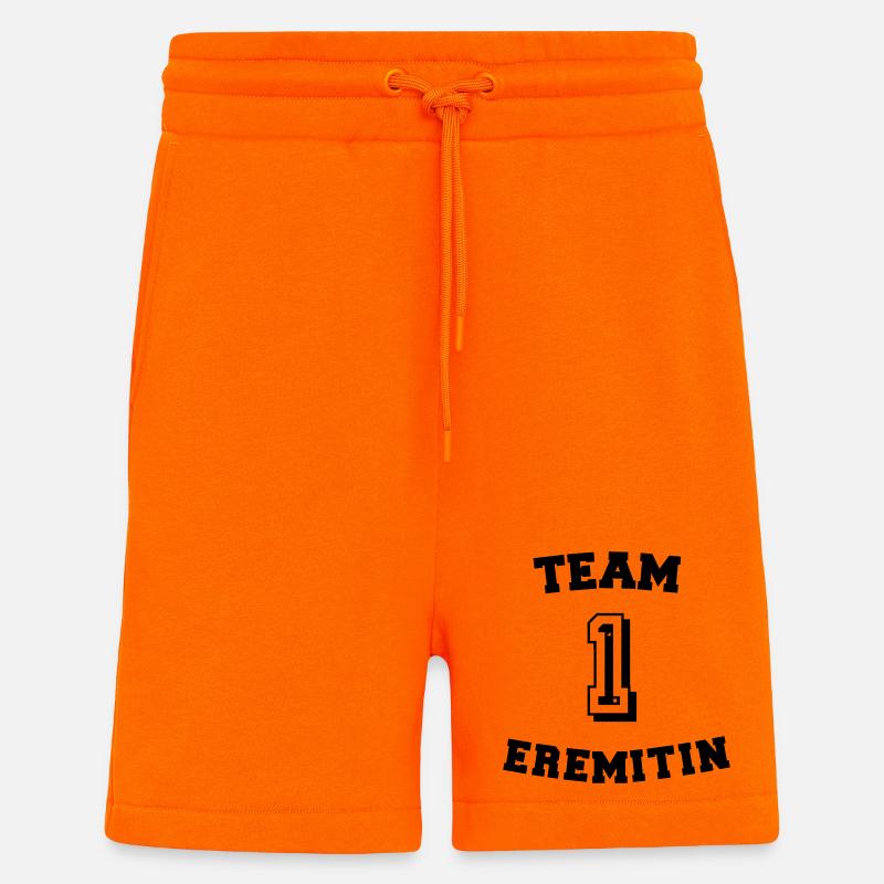 Team Eremitin - Shorts - made by SPREAD - SUNSET ORANGE