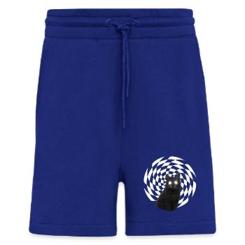 Spiral Cat - Shorts - made by SPREAD - Iconic Blue - Front