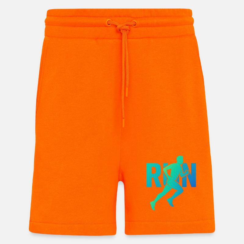 Dynamic Runner RUN - Shorts - made by SPREAD - SUNSET ORANGE