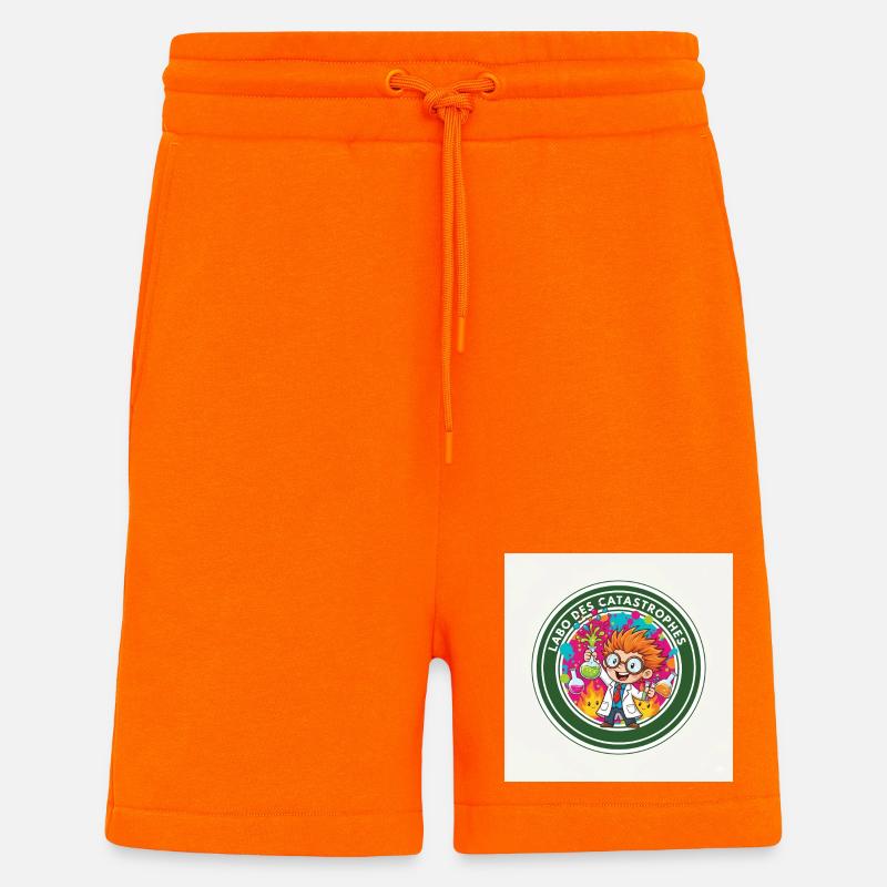 Bunte Katastrophe Labor Wissenschaftlich - Shorts - made by SPREAD - SUNSET ORANGE
