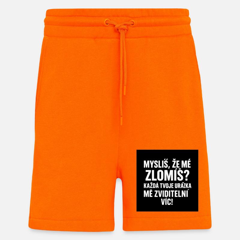 Glaubst du, du brichst mich?  - Shorts - made by SPREAD - SUNSET ORANGE