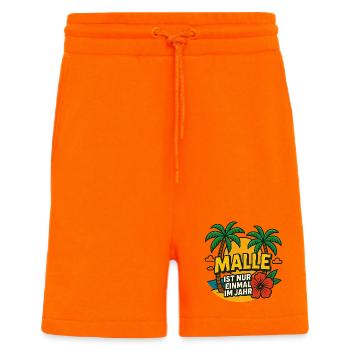 Mallorca Vibes Inselurlaub Retro - Shorts - made by SPREAD - SUNSET ORANGE - Vorne