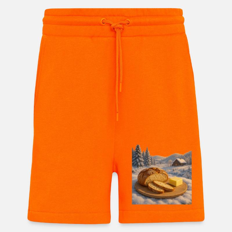 Rustikale Brotzeit - Shorts - made by SPREAD - SUNSET ORANGE
