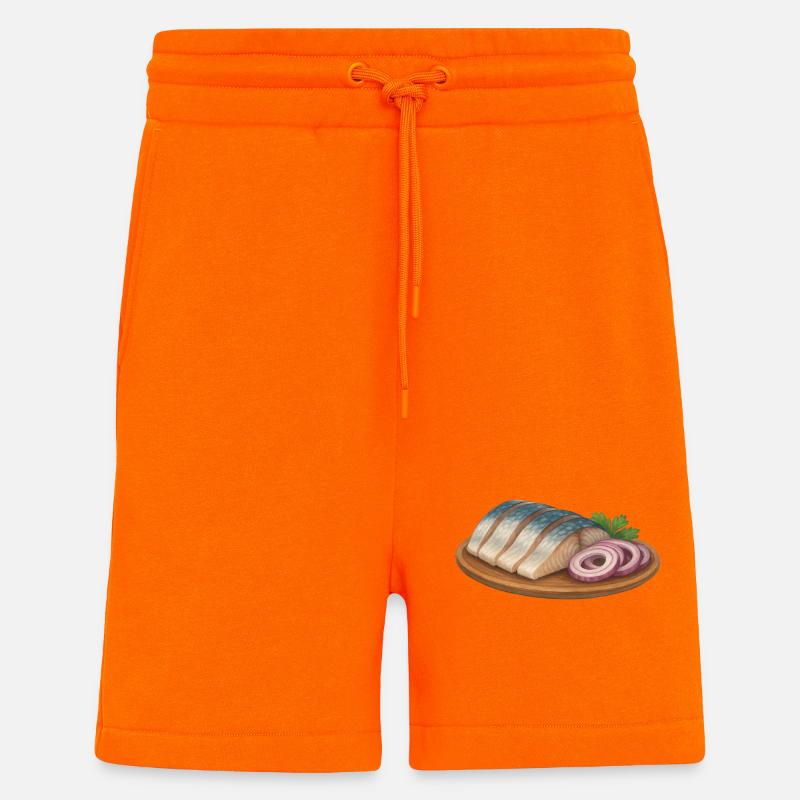 Geschenke des Weiten Nordens - Heringfilet - Shorts - made by SPREAD - SUNSET ORANGE