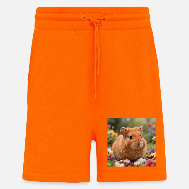 Blumiger Hamstertraum - Shorts - made by SPREAD - SUNSET ORANGE