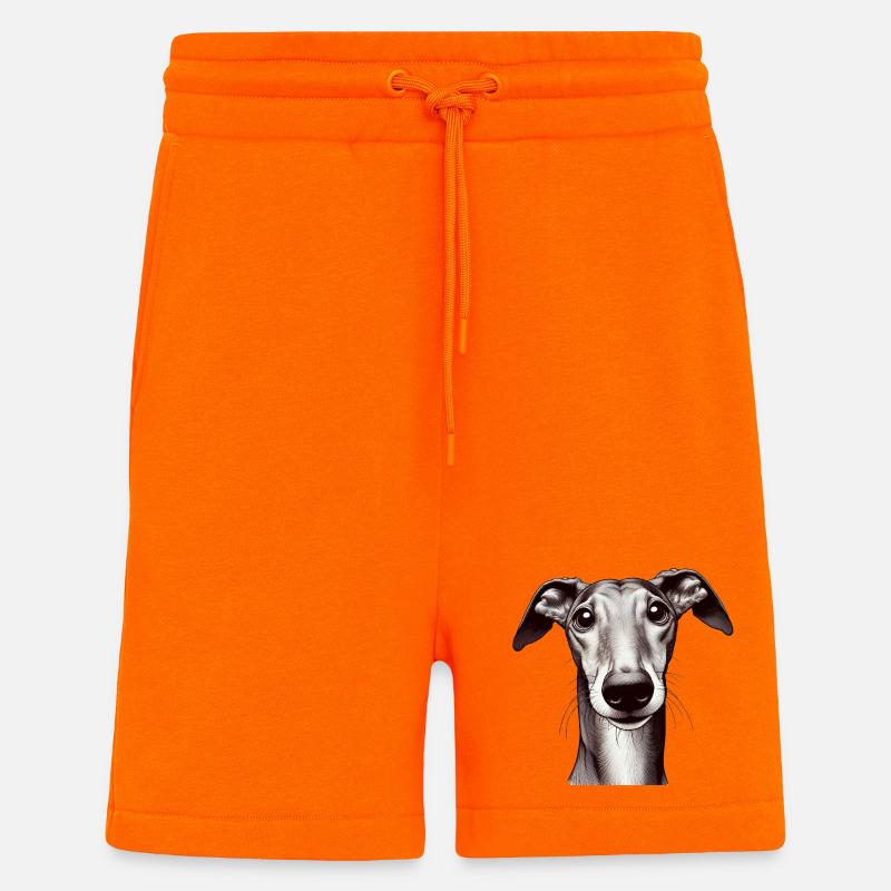 Galgomädchen - Shorts - made by SPREAD - SUNSET ORANGE