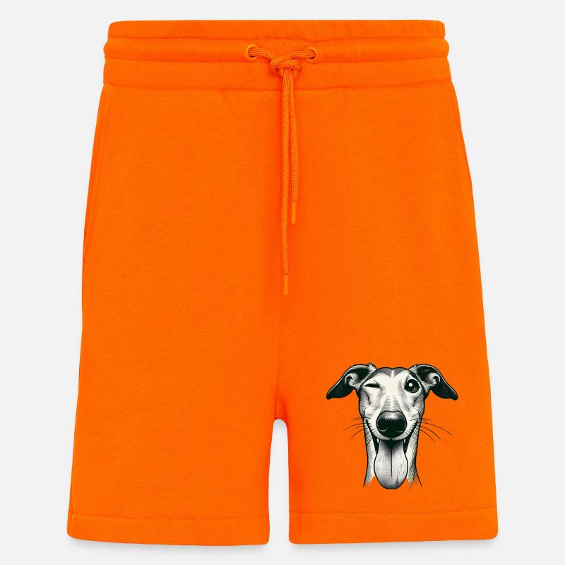 ;oP - Short bio décontracté fabriqué en UE - SUNSET ORANGE