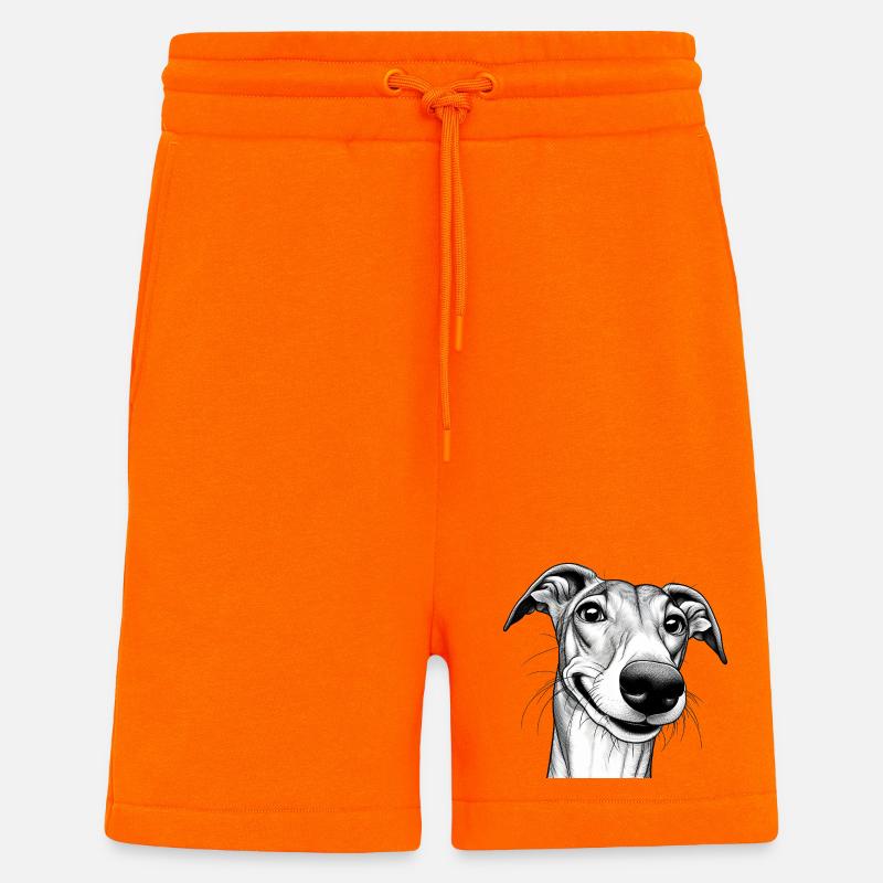 Voleur Venteux - Short bio décontracté fabriqué en UE - SUNSET ORANGE
