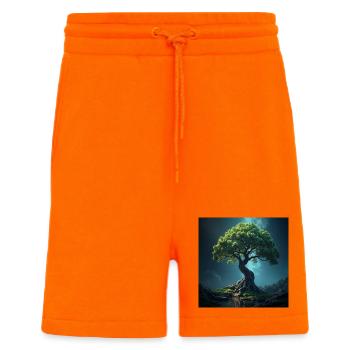 Bunter Baum des Lebens. - Shorts - made by SPREAD - SUNSET ORANGE - Vorne