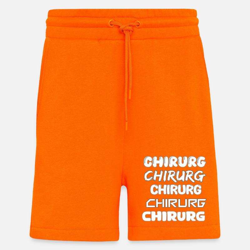 Chirurg als Beruf - Shorts - made by SPREAD - SUNSET ORANGE