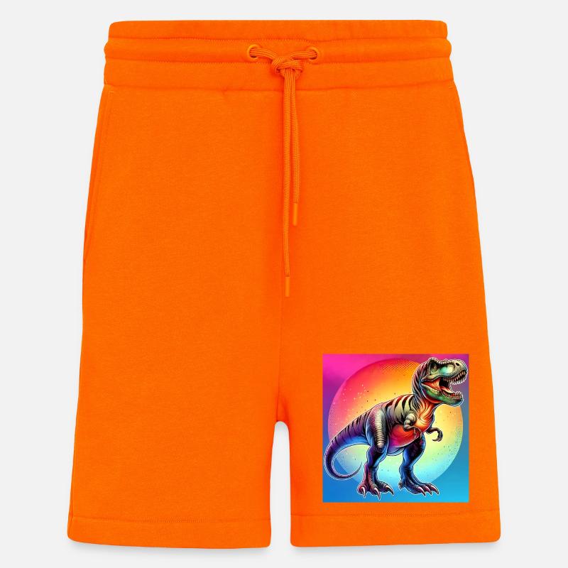 dinosaur - Shorts - made by SPREAD - SUNSET ORANGE