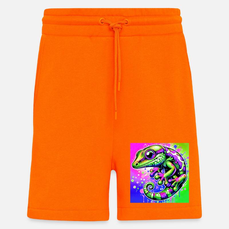 Gecko - Short bio décontracté fabriqué en UE - SUNSET ORANGE