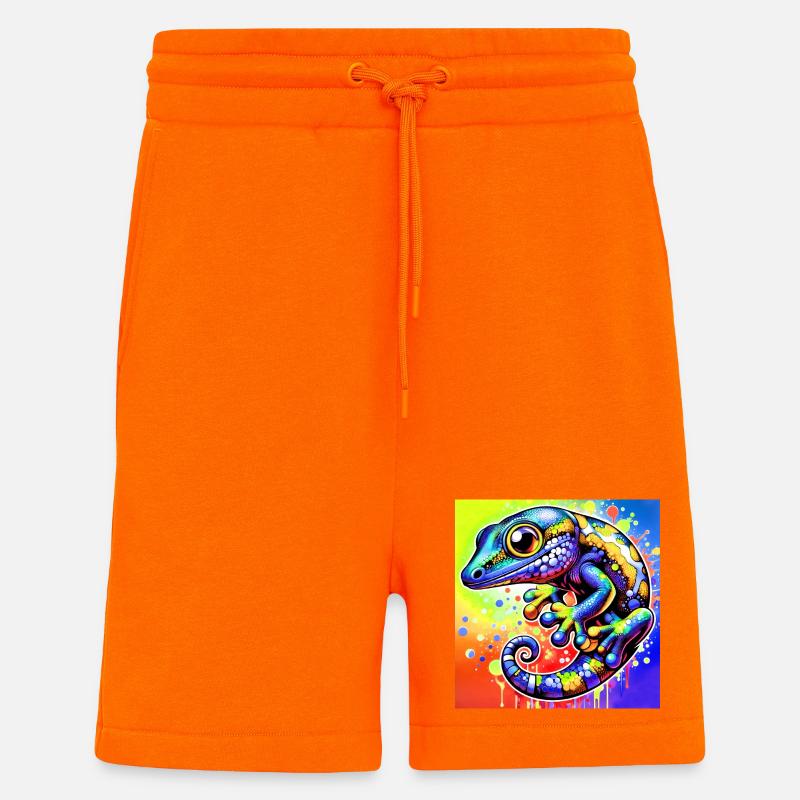 Gecko - Short bio décontracté fabriqué en UE - SUNSET ORANGE
