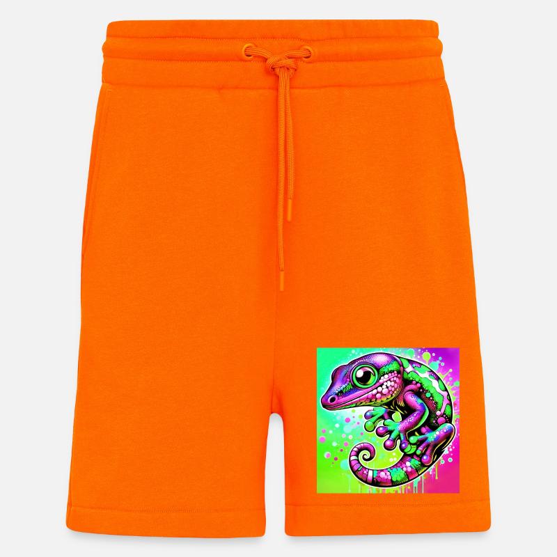 Gecko - Short bio décontracté fabriqué en UE - SUNSET ORANGE