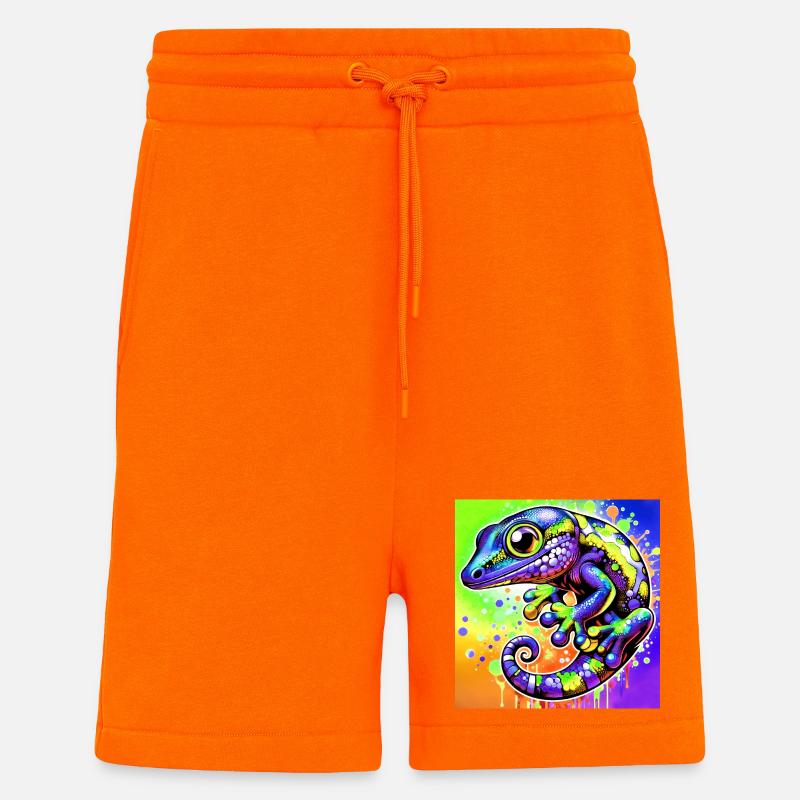 Gecko - Short bio décontracté fabriqué en UE - SUNSET ORANGE