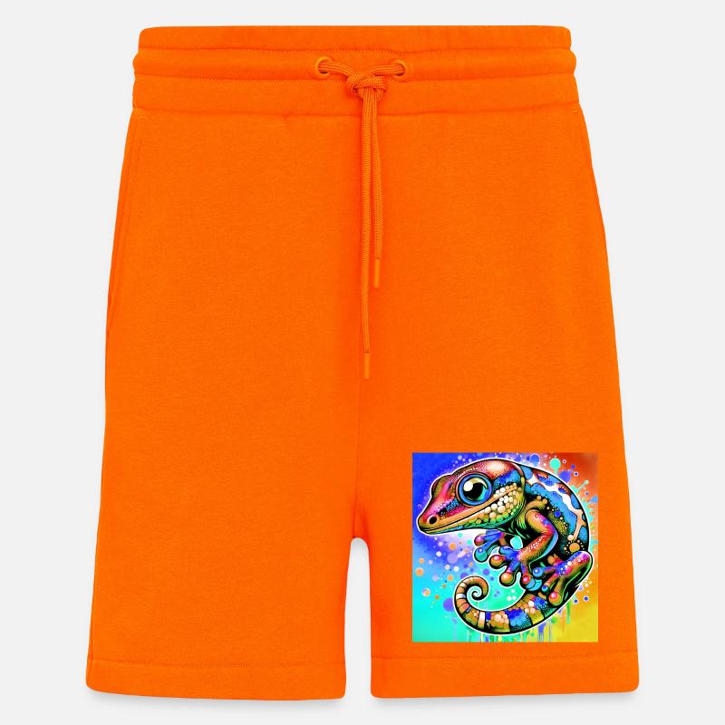 Gecko - Short bio décontracté fabriqué en UE - SUNSET ORANGE