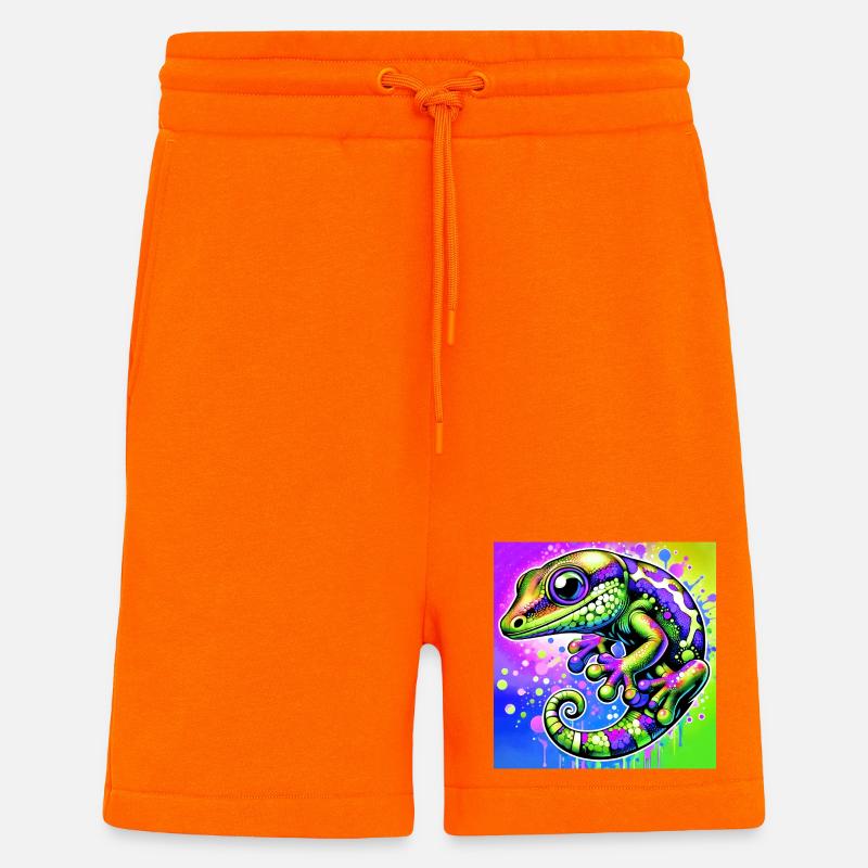 Gecko - Shorts - made by SPREAD - SUNSET ORANGE