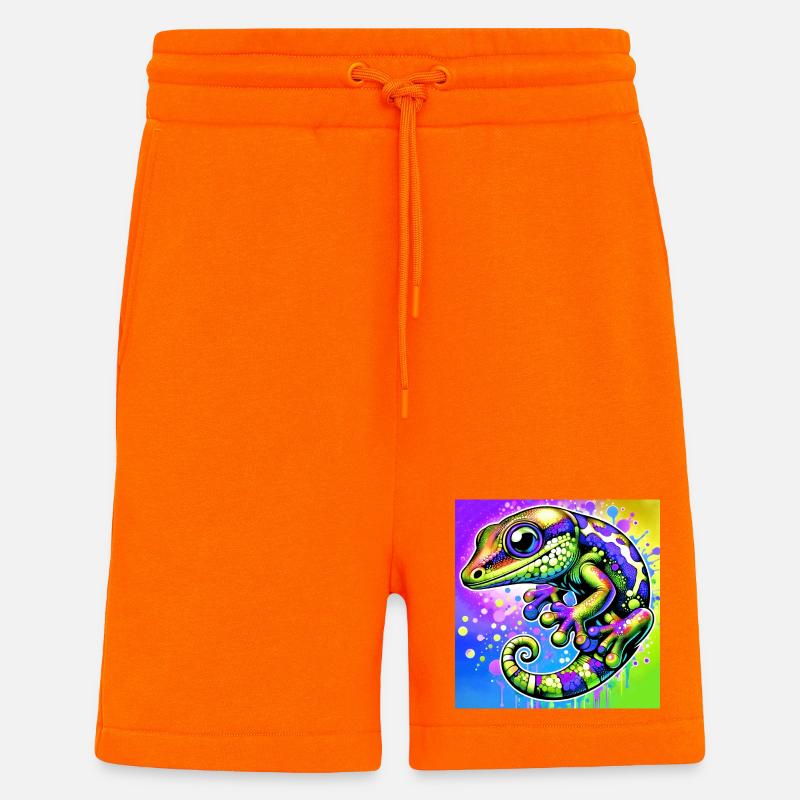 Gecko - Short bio décontracté fabriqué en UE - SUNSET ORANGE