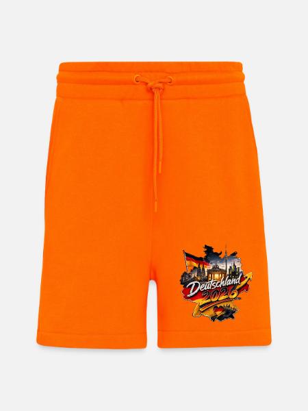 Deutschland_2026 - Shorts - made by SPREAD - SUNSET ORANGE