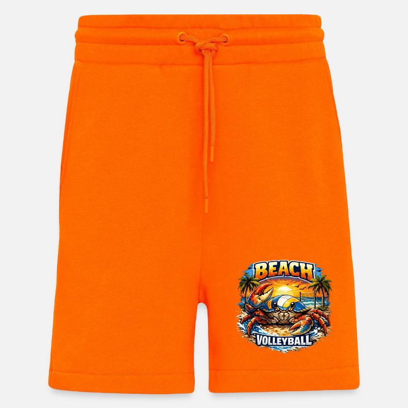 Beach Crab  - Shorts - made by SPREAD - SUNSET ORANGE