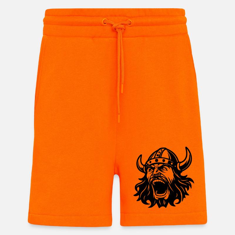 Wikinger Black Head - Shorts - made by SPREAD - SUNSET ORANGE
