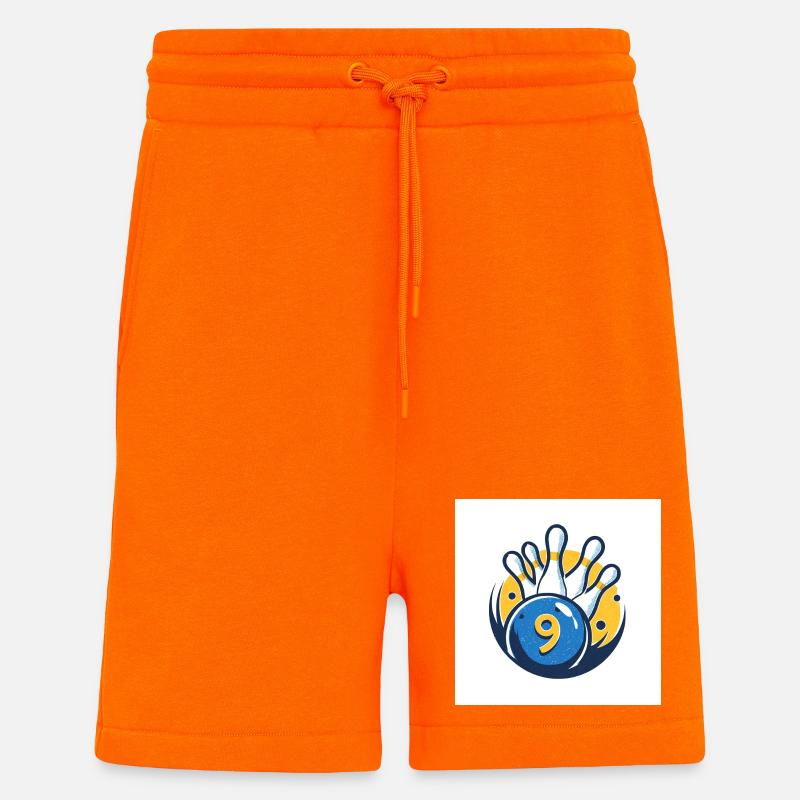 Ninpin Bowling - Shorts - made by SPREAD - SUNSET ORANGE