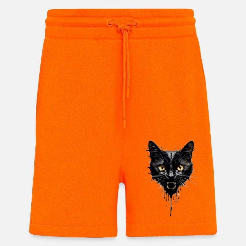 Böse Katze - Shorts - made by SPREAD - SUNSET ORANGE