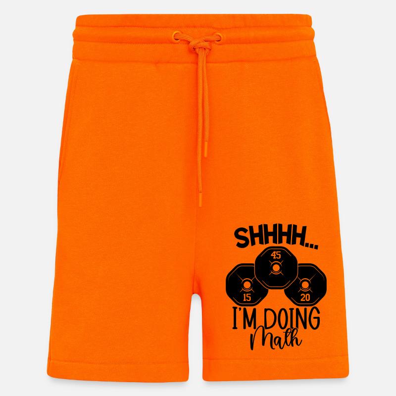Math - Shorts - made by SPREAD - SUNSET ORANGE