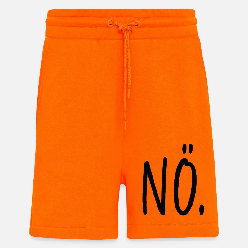 Lower Austrian Statement Saying - Shorts - made by SPREAD - SUNSET ORANGE