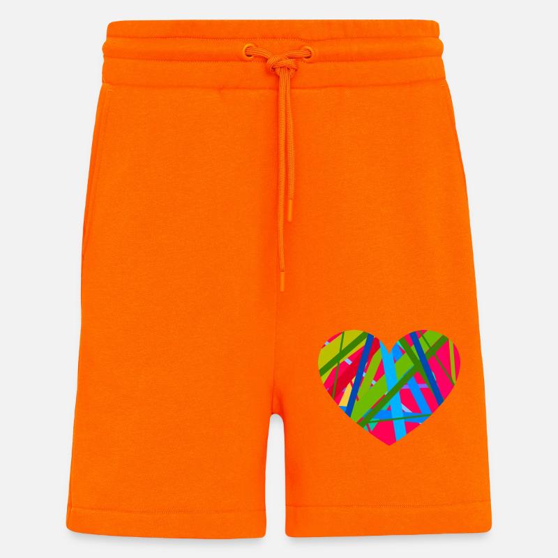Herz - Shorts - made by SPREAD - SUNSET ORANGE