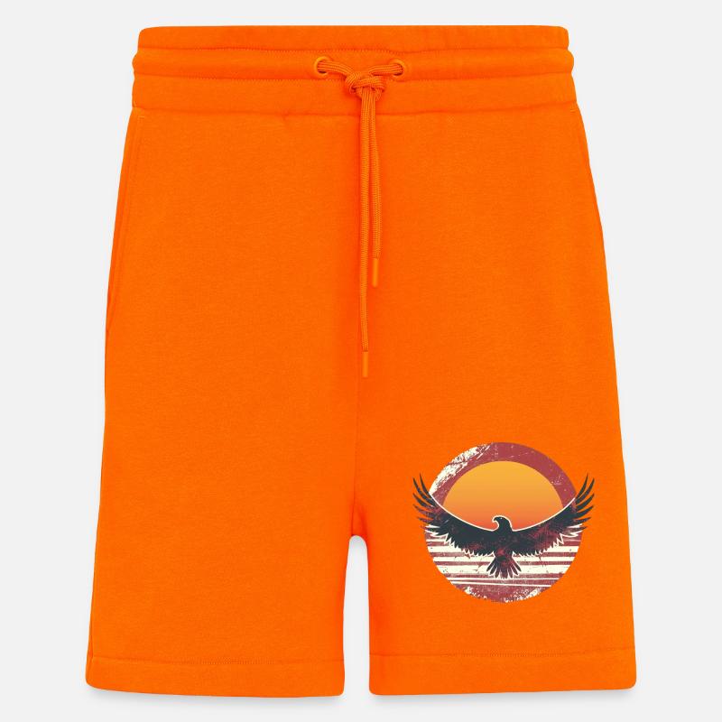 Sublime eagle in sunset - Shorts - made by SPREAD - SUNSET ORANGE
