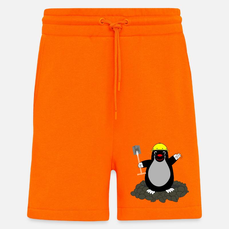 BuddelMaulwurf - Shorts - made by SPREAD - SUNSET ORANGE