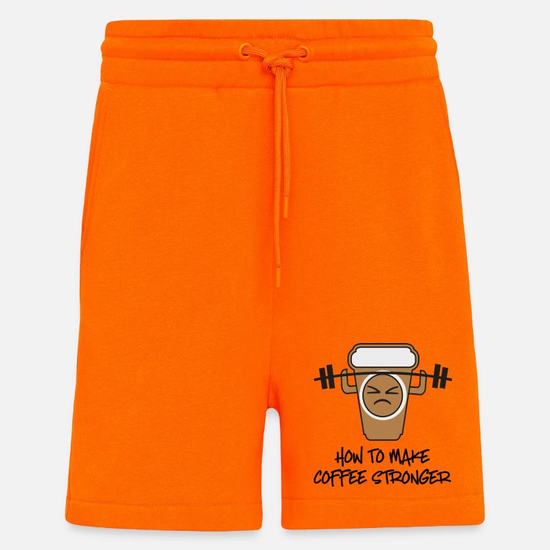 Kaffee - Shorts - made by SPREAD - SUNSET ORANGE