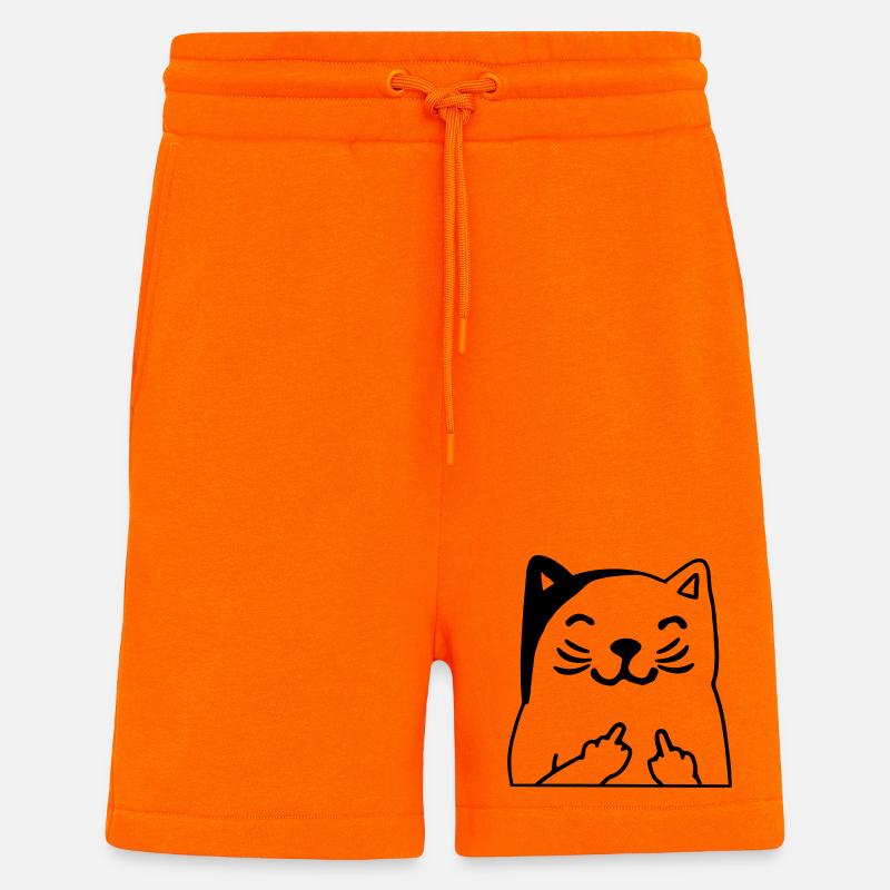 Du kannst mich mal Katze - Shorts - made by SPREAD - SUNSET ORANGE
